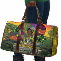 Wangari Maathai Travel Bag Colorful Nature-Inspired Design Empowerment Quote African Print Environmental - Wonder Print Shop