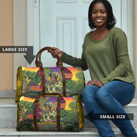 Wangari Maathai Travel Bag Colorful Nature-Inspired Design Empowerment Quote African Print Environmental - Wonder Print Shop