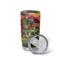 Wangari Maathai Tumbler Cup Colorful Nature-Inspired Design Empowerment Quote African Print Environmental - Wonder Print Shop