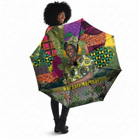 Wangari Maathai Umbrella Colorful Nature-Inspired Design Empowerment Quote African Print Environmental - Wonder Print Shop