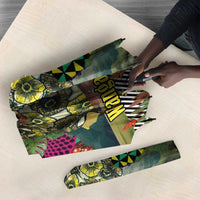 Wangari Maathai Umbrella Colorful Nature-Inspired Design Empowerment Quote African Print Environmental - Wonder Print Shop