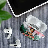 Wangari Maathai AirPods Case Kenyan Flag Watercolor Style - Environmental Quote Planting Trees Tribute Eco-Activism - Wonder Print Shop