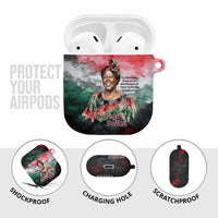 Wangari Maathai AirPods Case Kenyan Flag Watercolor Style - Environmental Quote Planting Trees Tribute Eco-Activism - Wonder Print Shop