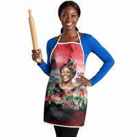 Wangari Maathai Apron Kenyan Flag Watercolor Style - Environmental Quote Planting Trees Tribute Eco-Activism - Wonder Print Shop