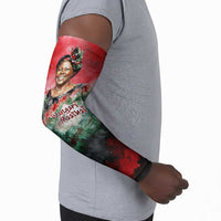 Wangari Maathai Arm Sleeves Kenyan Flag Watercolor Style - Environmental Quote Planting Trees Tribute Eco-Activism - Wonder Print Shop