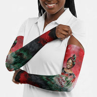 Wangari Maathai Arm Sleeves Kenyan Flag Watercolor Style - Environmental Quote Planting Trees Tribute Eco-Activism - Wonder Print Shop