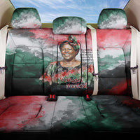 Wangari Maathai Back Car Seat Cover Kenyan Flag Watercolor Style - Environmental Quote Planting Trees Tribute Eco-Activism - Wonder Print Shop