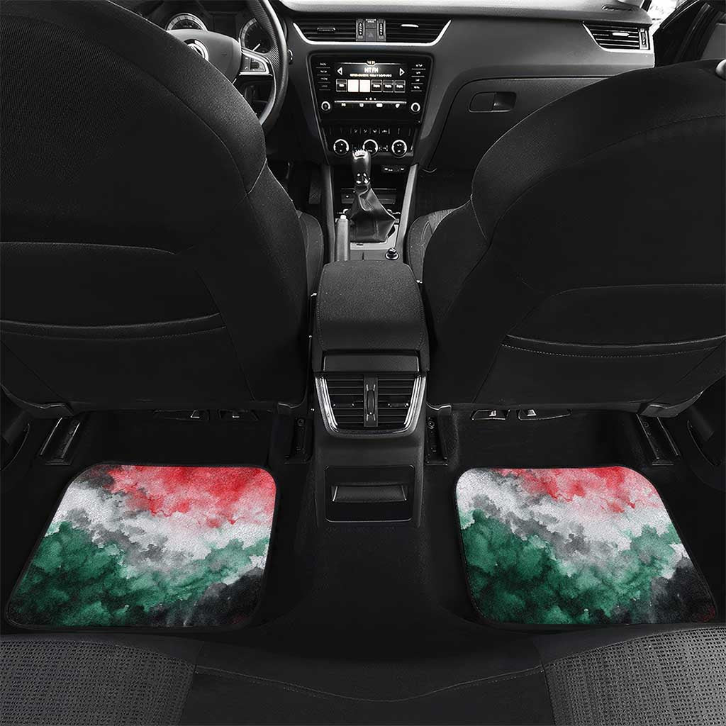 Wangari Maathai Car Mats Kenyan Flag Watercolor Style - Environmental Quote Planting Trees Tribute Eco-Activism - Wonder Print Shop