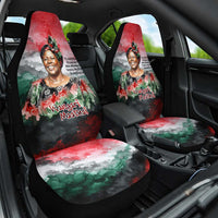 Wangari Maathai Car Seat Cover Kenyan Flag Watercolor Style - Environmental Quote Planting Trees Tribute Eco-Activism - Wonder Print Shop
