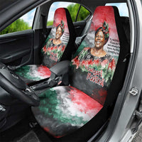 Wangari Maathai Car Seat Cover Kenyan Flag Watercolor Style - Environmental Quote Planting Trees Tribute Eco-Activism - Wonder Print Shop