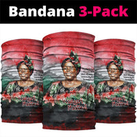 Wangari Maathai Neck Gaiter Kenyan Flag Watercolor Style - Environmental Quote Planting Trees Tribute Eco-Activism - Wonder Print Shop