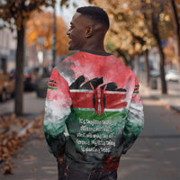 Wangari Maathai Sweatshirt Kenyan Flag Watercolor Style - Environmental Quote Planting Trees Tribute Eco-Activism - Wonder Print Shop