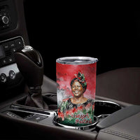 Wangari Maathai Tumbler Cup Kenyan Flag Watercolor Style - Environmental Quote Planting Trees Tribute Eco-Activism - Wonder Print Shop