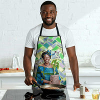 Wangari Maathai Apron Hummingbird Quote Tree Planting Theme Environmental Justice Tribute - Wonder Print Shop