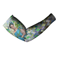 Wangari Maathai Arm Sleeves Hummingbird Quote Tree Planting Theme Environmental Justice Tribute - Wonder Print Shop