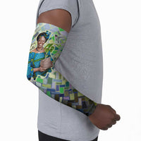 Wangari Maathai Arm Sleeves Hummingbird Quote Tree Planting Theme Environmental Justice Tribute - Wonder Print Shop
