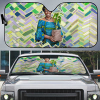 Wangari Maathai Auto Sun Shade Hummingbird Quote Tree Planting Theme Environmental Justice Tribute - Wonder Print Shop