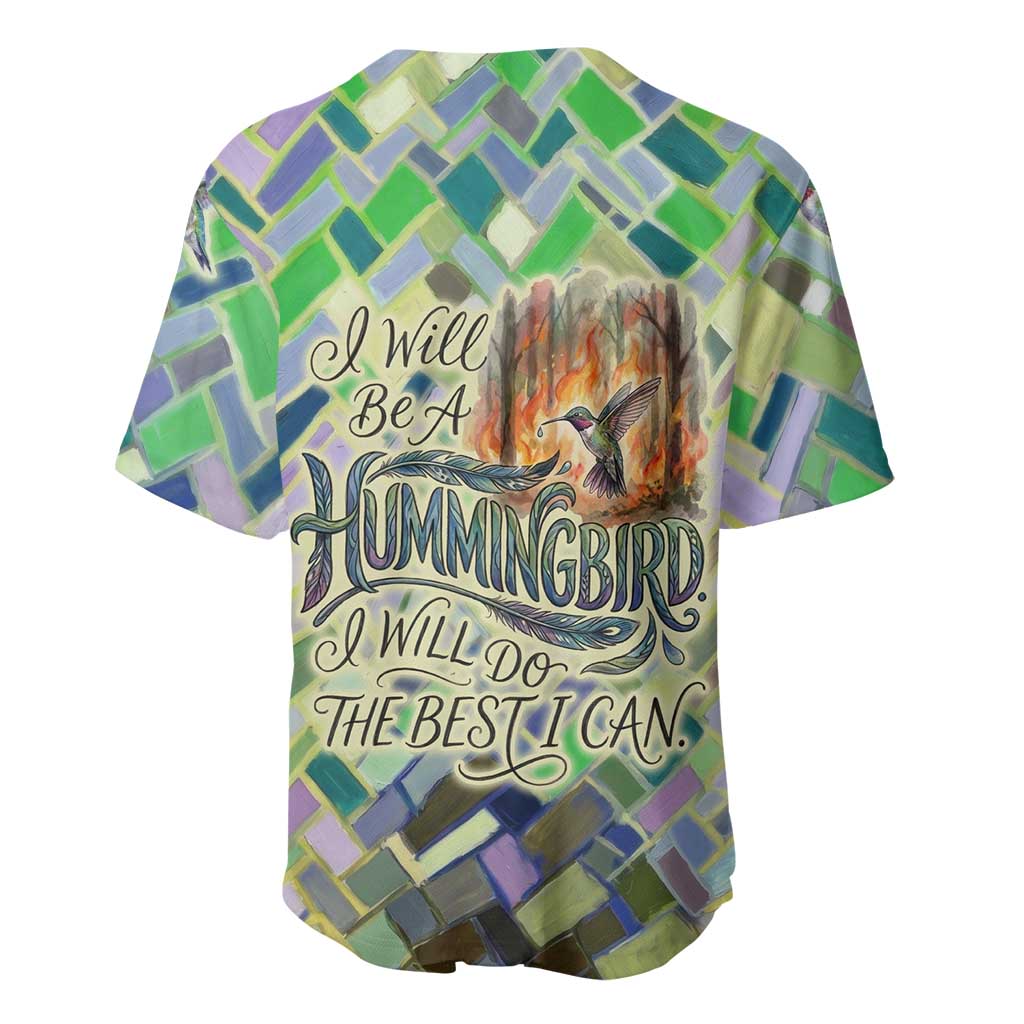 Wangari Maathai Baseball Jersey Hummingbird Quote Tree Planting Theme Environmental Justice Tribute - Wonder Print Shop
