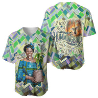 Wangari Maathai Baseball Jersey Hummingbird Quote Tree Planting Theme Environmental Justice Tribute - Wonder Print Shop