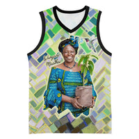 Wangari Maathai Basketball Jersey Hummingbird Quote Tree Planting Theme Environmental Justice Tribute - Wonder Print Shop