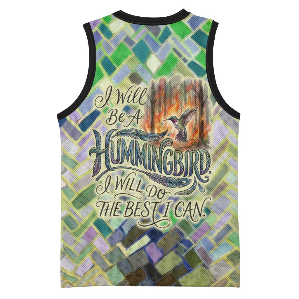 Wangari Maathai Basketball Jersey Hummingbird Quote Tree Planting Theme Environmental Justice Tribute - Wonder Print Shop