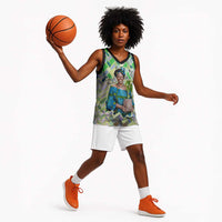 Wangari Maathai Basketball Jersey Hummingbird Quote Tree Planting Theme Environmental Justice Tribute - Wonder Print Shop