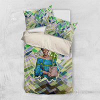Wangari Maathai Bedding Set Hummingbird Quote Tree Planting Theme Environmental Justice Tribute - Wonder Print Shop