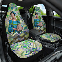 Wangari Maathai Car Seat Cover Hummingbird Quote Tree Planting Theme Environmental Justice Tribute - Wonder Print Shop