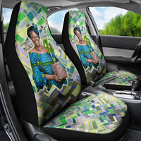 Wangari Maathai Car Seat Cover Hummingbird Quote Tree Planting Theme Environmental Justice Tribute - Wonder Print Shop
