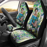 Wangari Maathai Car Seat Cover Hummingbird Quote Tree Planting Theme Environmental Justice Tribute - Wonder Print Shop