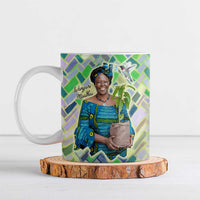 Wangari Maathai Ceramic Mug Hummingbird Quote Tree Planting Theme Environmental Justice Tribute - Wonder Print Shop