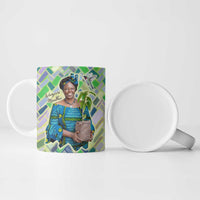 Wangari Maathai Ceramic Mug Hummingbird Quote Tree Planting Theme Environmental Justice Tribute - Wonder Print Shop