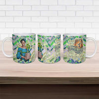 Wangari Maathai Ceramic Mug Hummingbird Quote Tree Planting Theme Environmental Justice Tribute - Wonder Print Shop