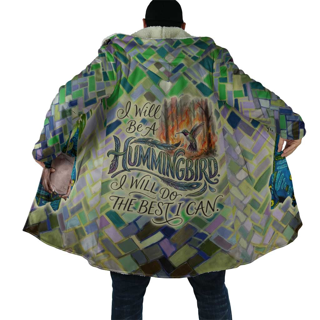 Wangari Maathai Cloak Hummingbird Quote Tree Planting Theme Environmental Justice Tribute - Wonder Print Shop