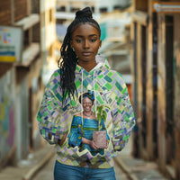 Wangari Maathai Hoodie Hummingbird Quote Tree Planting Theme Environmental Justice Tribute - Wonder Print Shop