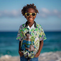 Wangari Maathai Kid Hawaiian Shirt Hummingbird Quote Tree Planting Theme Environmental Justice Tribute - Wonder Print Shop