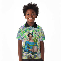 Wangari Maathai Kid Polo Shirt Hummingbird Quote Tree Planting Theme Environmental Justice Tribute - Wonder Print Shop