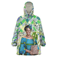 Wangari Maathai Kid Wearable Blanket Hoodie Hummingbird Quote Tree Planting Theme Environmental Justice Tribute - Wonder Print Shop