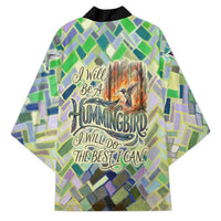 Wangari Maathai Kimono Hummingbird Quote Tree Planting Theme Environmental Justice Tribute - Wonder Print Shop