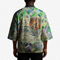 Wangari Maathai Kimono Hummingbird Quote Tree Planting Theme Environmental Justice Tribute - Wonder Print Shop