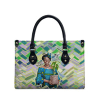 Wangari Maathai Leather Bag Hummingbird Quote Tree Planting Theme Environmental Justice Tribute - Wonder Print Shop