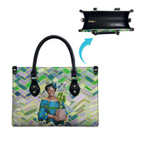 Wangari Maathai Leather Bag Hummingbird Quote Tree Planting Theme Environmental Justice Tribute - Wonder Print Shop