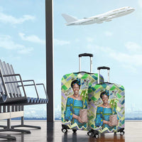 Wangari Maathai Luggage Cover Hummingbird Quote Tree Planting Theme Environmental Justice Tribute - Wonder Print Shop