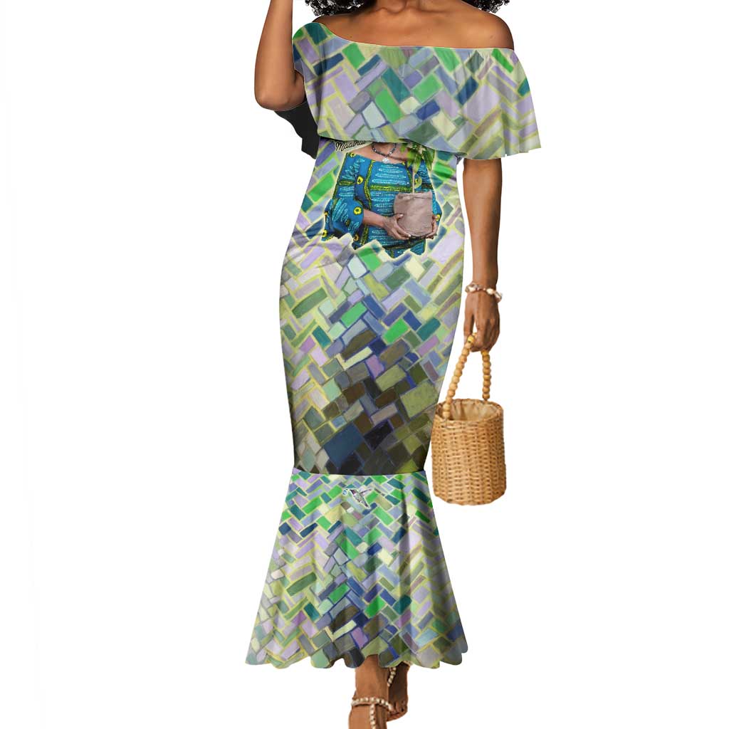 Wangari Maathai Mermaid Dress Hummingbird Quote Tree Planting Theme Environmental Justice Tribute - Wonder Print Shop