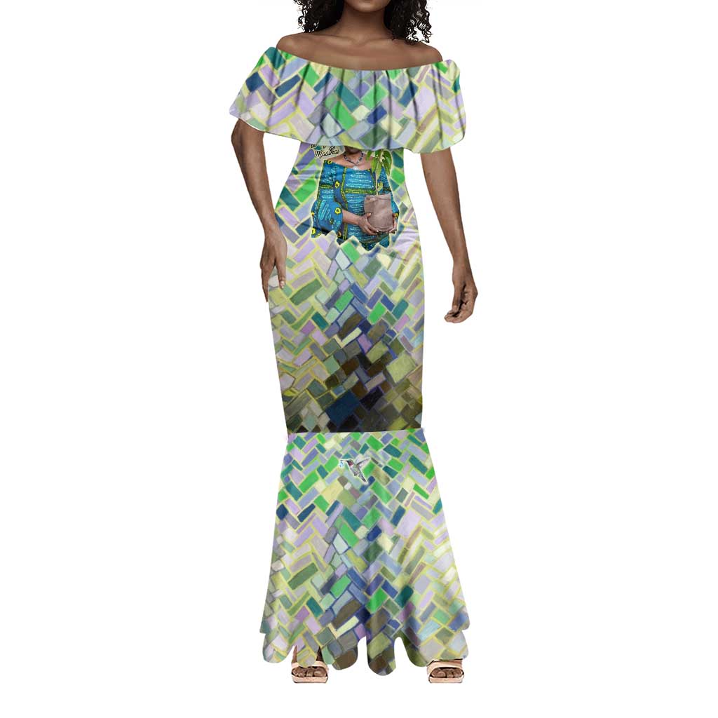 Wangari Maathai Mermaid Dress Hummingbird Quote Tree Planting Theme Environmental Justice Tribute - Wonder Print Shop