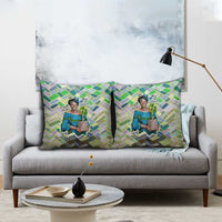 Wangari Maathai Pillow Cover Hummingbird Quote Tree Planting Theme Environmental Justice Tribute - Wonder Print Shop