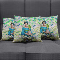 Wangari Maathai Pillow Cover Hummingbird Quote Tree Planting Theme Environmental Justice Tribute - Wonder Print Shop