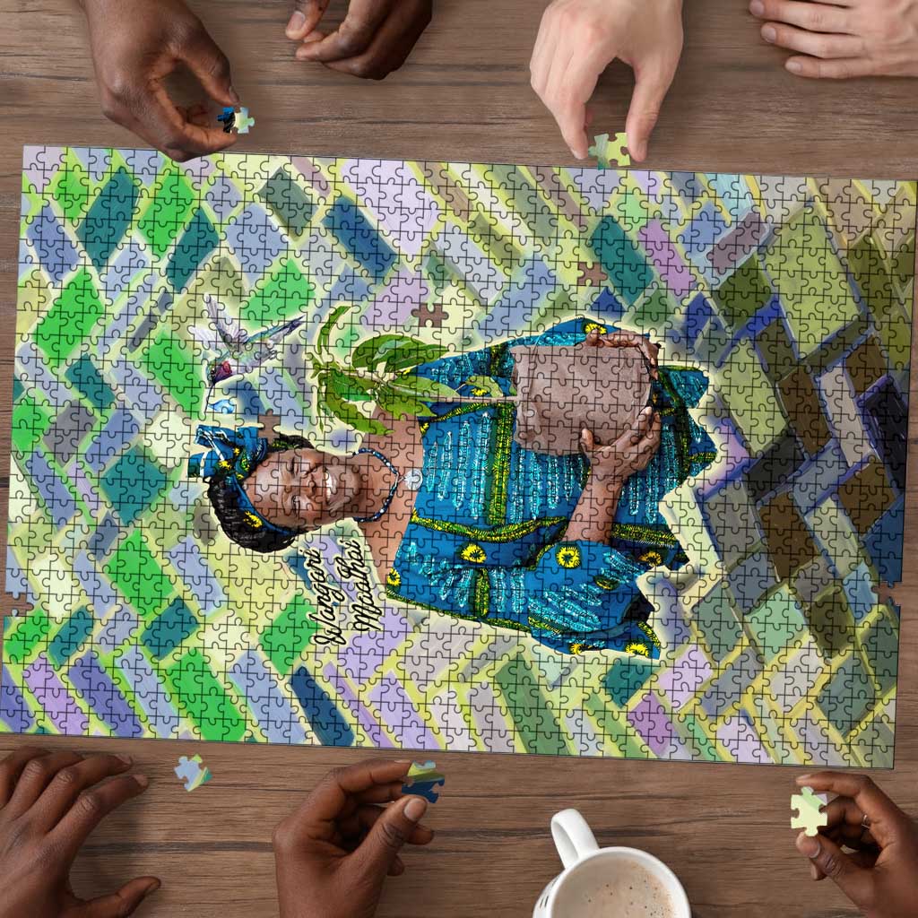 Wangari Maathai Puzzle Hummingbird Quote Tree Planting Theme Environmental Justice Tribute - Wonder Print Shop