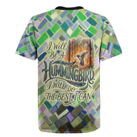 Wangari Maathai Rugby Jersey Hummingbird Quote Tree Planting Theme Environmental Justice Tribute - Wonder Print Shop