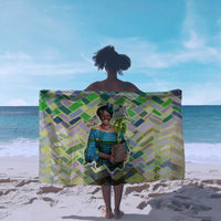 Wangari Maathai Sarong Hummingbird Quote Tree Planting Theme Environmental Justice Tribute - Wonder Print Shop